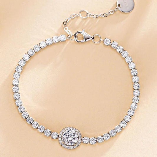 Diamond Stone Bracelet With Led Light Box