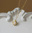 White Oval Necklace