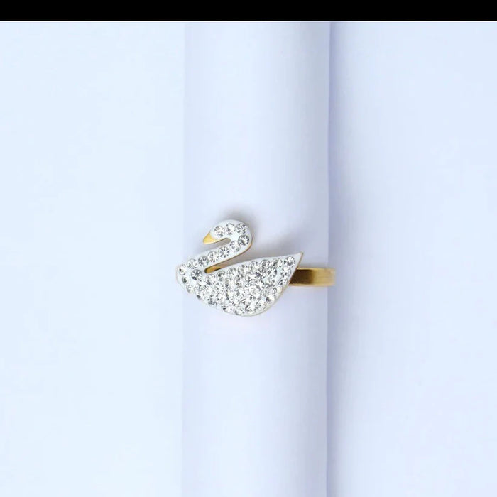 Swan Adjustable Ring