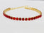 Adjustable Zircon Tennis Bracelet With Led Box