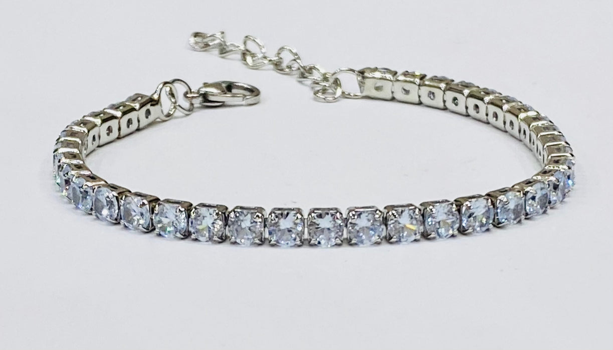 Adjustable Zircon Tennis Bracelet With Led Box