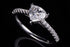Adjustable Heart Diamond Ring With Led Box