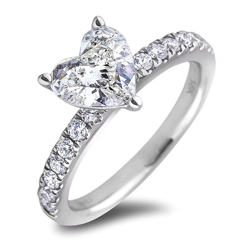 Adjustable Heart Diamond Ring With Led Box