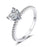 Adjustable Heart Diamond Ring With Led Box