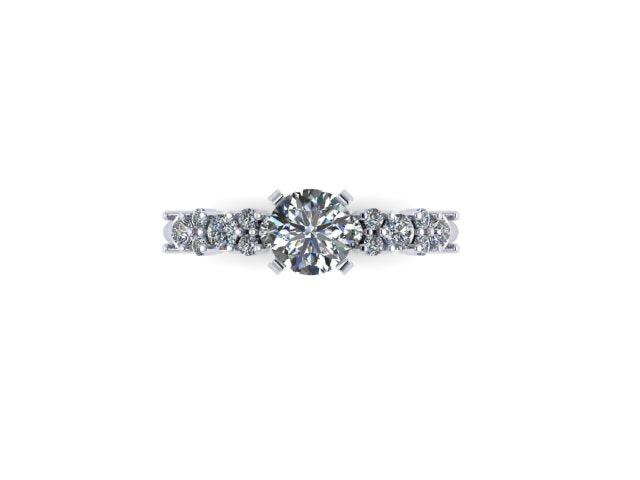 Adjustable Diamond Ring With Led Light Box