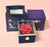Rotating Rose Flower Jewelry Box With Ring