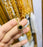 18k Classic Black & Golden Bangle