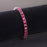 Red Zircon Tennis Bracelet