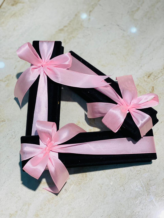 Adjustable Zircon Tennis Red & Gold Bracelet With Box