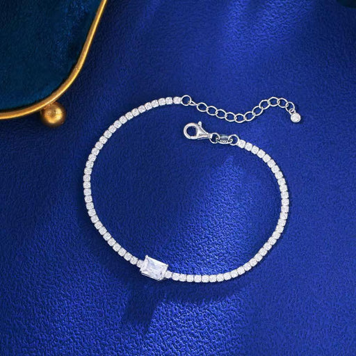 Diamond Tennis Bracelet With Led Box