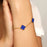 Blue Clover Bracelet| 18K