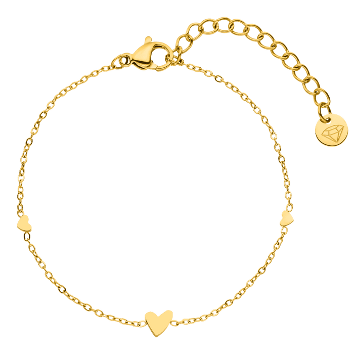 Cute Heart Armband | 18K