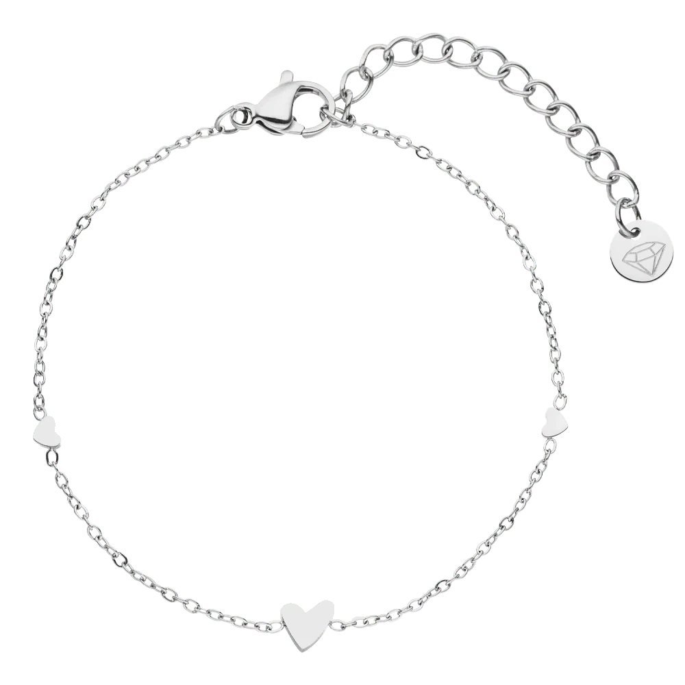 Cute Heart Armband | 18K