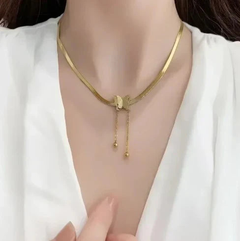 Vintage Butterfly Necklace