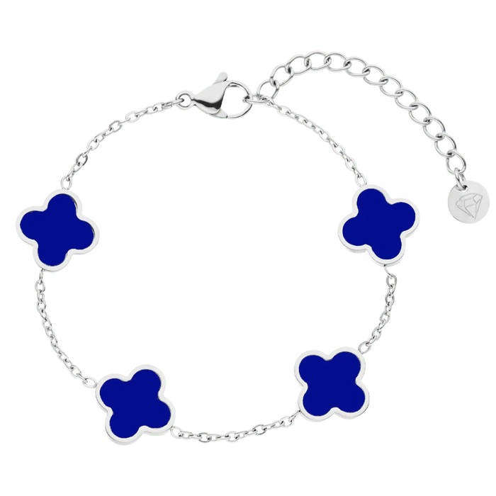 Blue Clover Bracelet| 18K