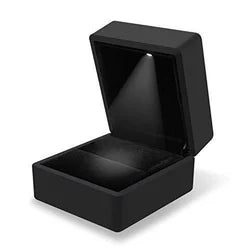 Adjustable Heart Diamond Ring With Led Box
