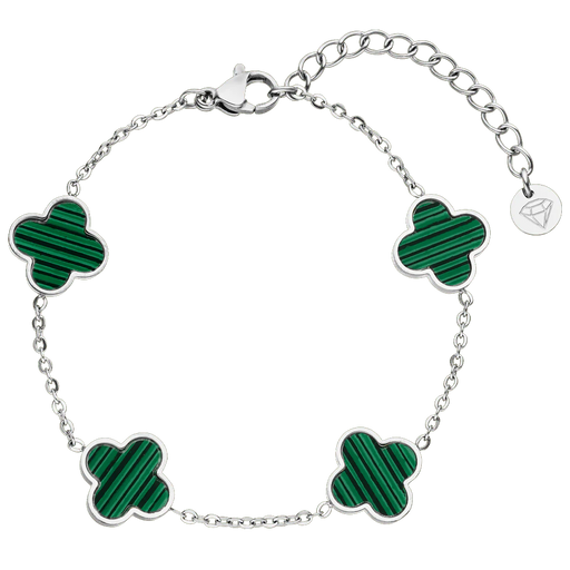 Green Clover Bracelet| 18K